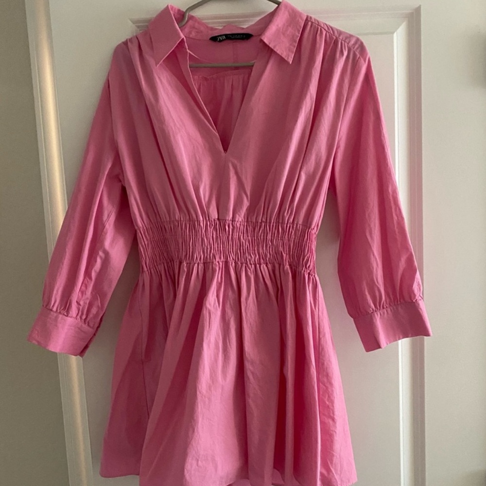 Pink Zara dress